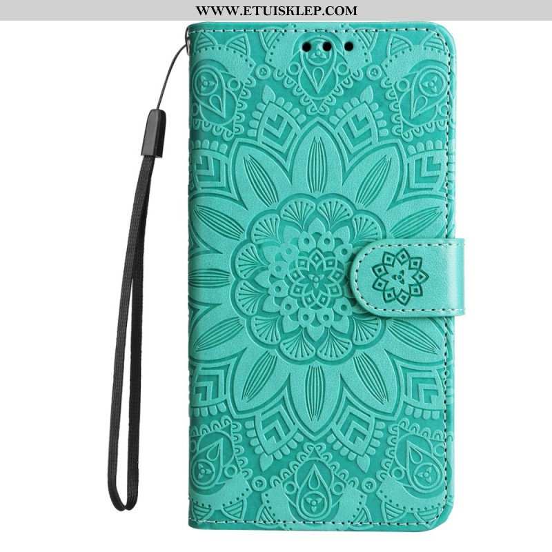 Obudowa Etui Na Telefon do Honor Magic 5 Lite Mandala Sun Ze Smyczą